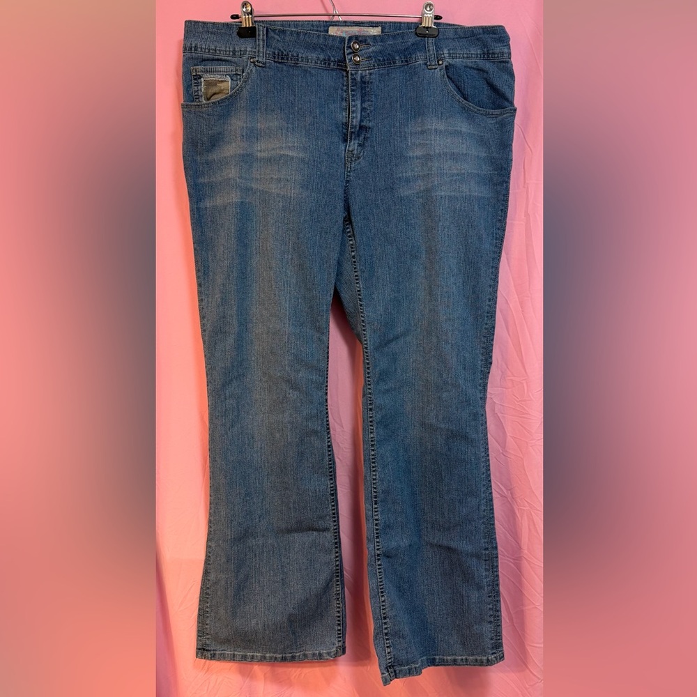 Vintage/Y2K Plus Size Women's Jeans with Blinggy Pockets
